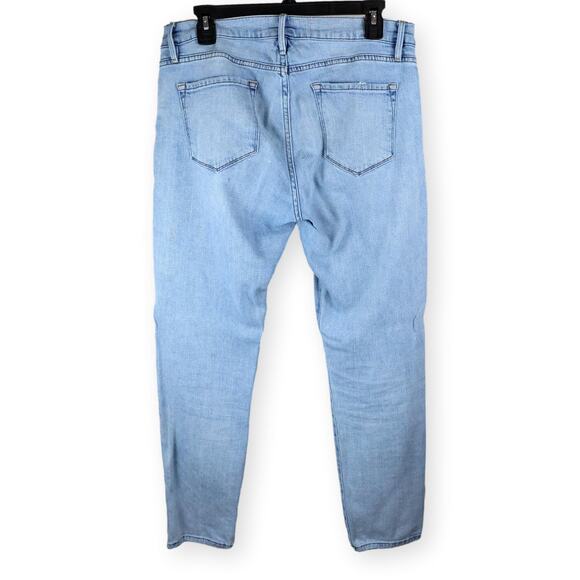 Frame Le Garcon Boyfriend Light Wash Bue Womens Jeans 29 - Picture 10 of 11